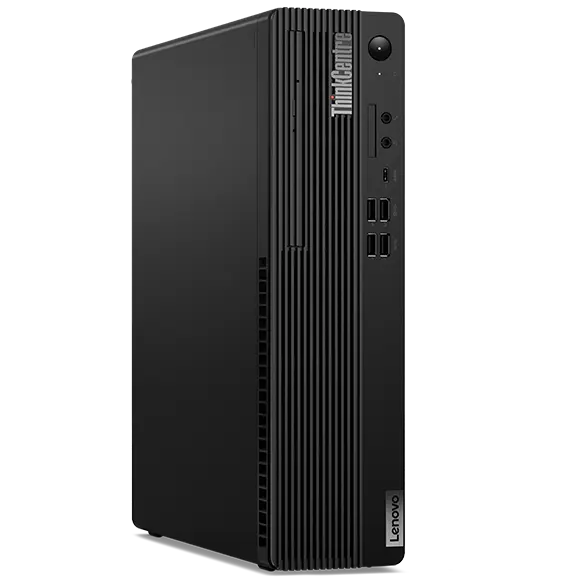 Lenovo ThinkCentre M70s Gen 4 (Intel) SFF desktop PC – front-left angled view