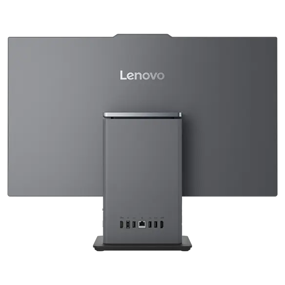 Lenovo ThinkCentre Neo 50a Gen 5 27″ all-in-one desktop PC – back view.